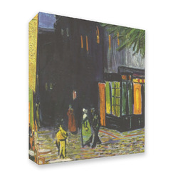 Cafe Terrace at Night (Van Gogh 1888) 3 Ring Binder - Full Wrap - 2"