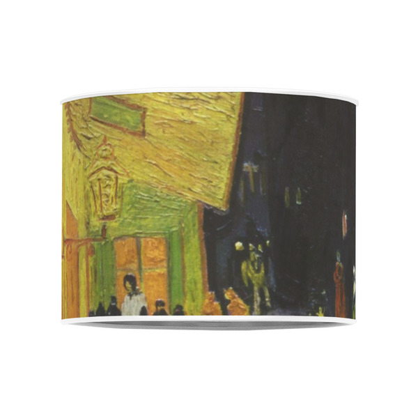 Cafe Terrace at Night (Van Gogh 1888) 8" Drum Lampshade - FRONT (Poly Film)