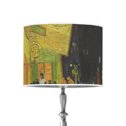 Cafe Terrace at Night (Van Gogh 1888) 8" Drum Lamp Shade - Poly-film