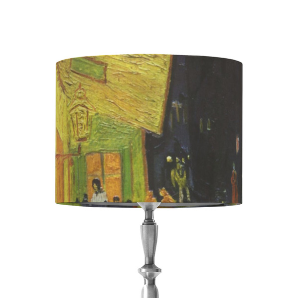 Custom Cafe Terrace at Night (Van Gogh 1888) 8" Drum Lamp Shade - Fabric