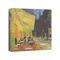 Cafe Terrace at Night (Van Gogh 1888) 8x8 - Canvas Print - Angled View