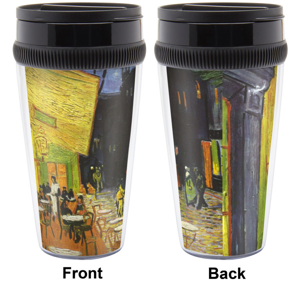 Cafe Terrace at Night (Van Gogh 1888) Acrylic Travel Mug - Without Handle - Approval