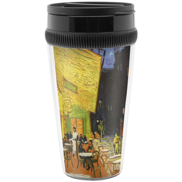 Custom Cafe Terrace at Night (Van Gogh 1888) Acrylic Travel Mug without Handle