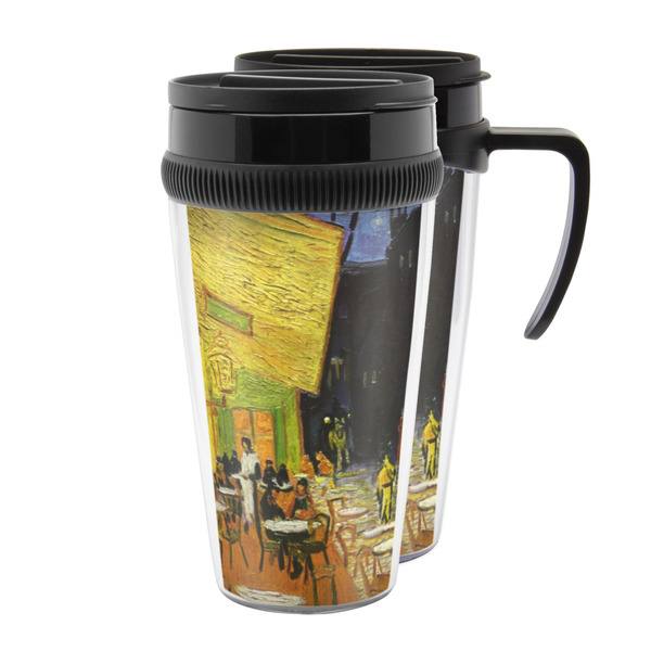 Custom Cafe Terrace at Night (Van Gogh 1888) Acrylic Travel Mug