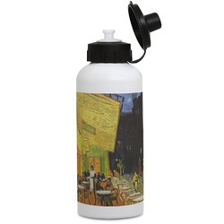 Cafe Terrace at Night (Van Gogh 1888) Water Bottles - Aluminum - 20 oz - White