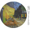 Cafe Terrace at Night (Van Gogh 1888) 8" Glass Appetizer / Dessert Plates - Single or Set
