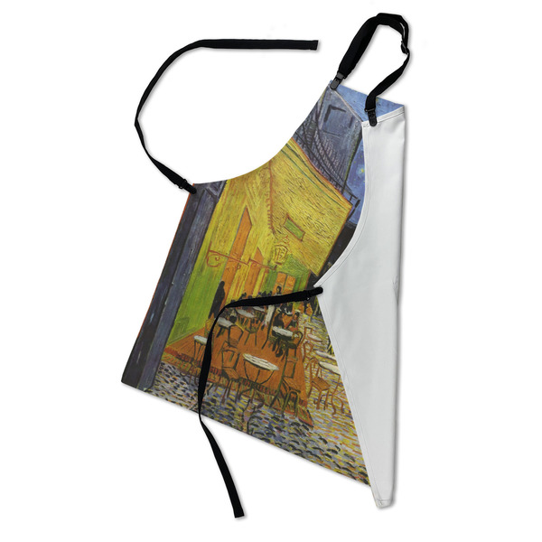 Cafe Terrace at Night (Van Gogh 1888) Apron - Folded