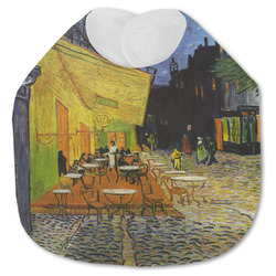 Cafe Terrace at Night (Van Gogh 1888) Jersey Knit Baby Bib