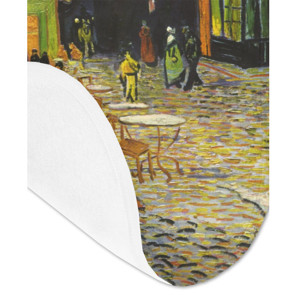 Cafe Terrace at Night (Van Gogh 1888) Baby Bib - AFT detail