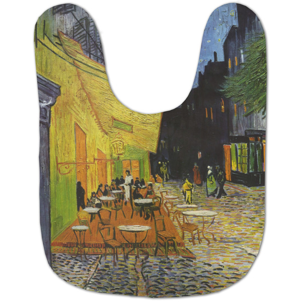 Cafe Terrace at Night (Van Gogh 1888) Baby Bib - AFT flat