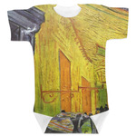 Cafe Terrace at Night (Van Gogh 1888) Baby Bodysuit 6-12