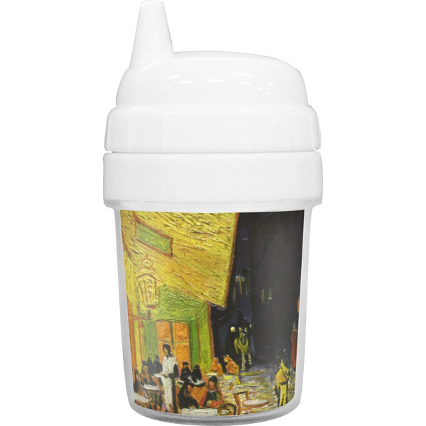 Custom Cafe Terrace at Night (Van Gogh 1888) Baby Sippy Cup