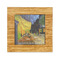 Cafe Terrace at Night (Van Gogh 1888) Bamboo Trivet with 6" Tile - FRONT