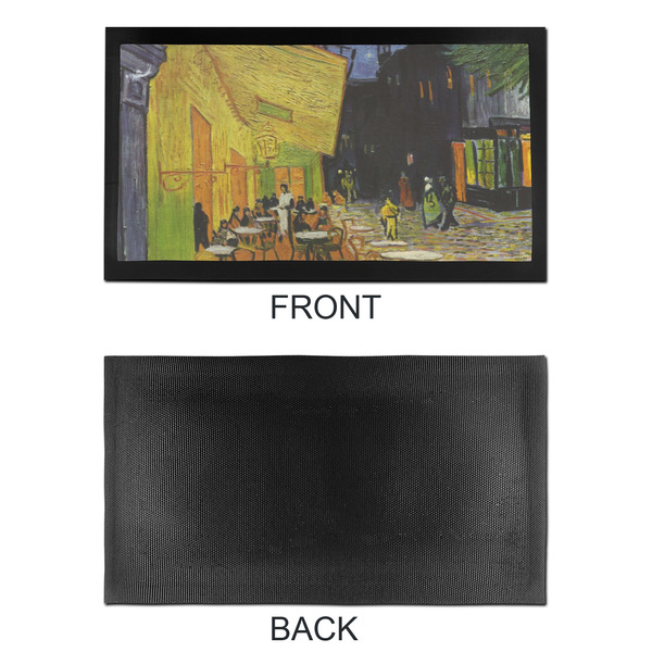 Cafe Terrace at Night (Van Gogh 1888) Bar Mat - Small - APPROVAL