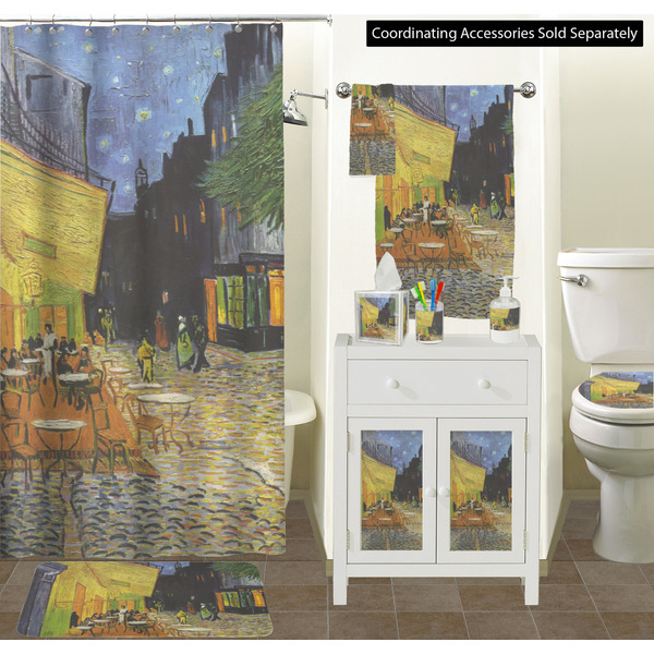 Cafe Terrace at Night (Van Gogh 1888) Bathroom Scene