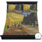 Cafe Terrace at Night (Van Gogh 1888) Bedding Set - Queen - Duvet - On Bed