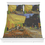 Cafe Terrace at Night (Van Gogh 1888) Comforter Set - Full / Queen