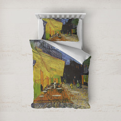 Cafe Terrace at Night (Van Gogh 1888) Duvet Cover Set - Twin