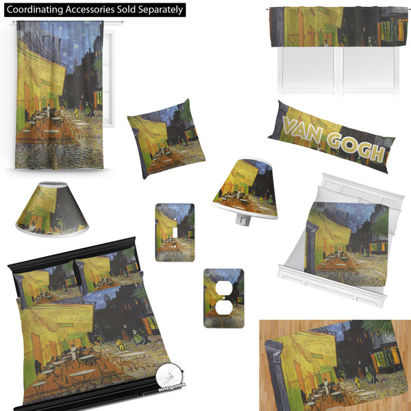 Cafe Terrace at Night (Van Gogh 1888) Bedroom Decor & Accessories
