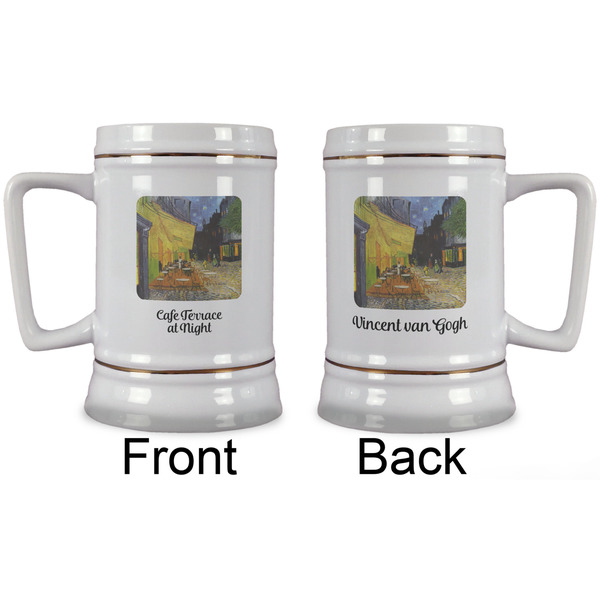 Cafe Terrace at Night (Van Gogh 1888) Beer Stein - Approval