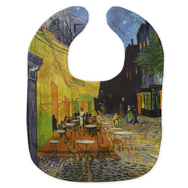 Cafe Terrace at Night (Van Gogh 1888) Bib - Velour - Flat Approval