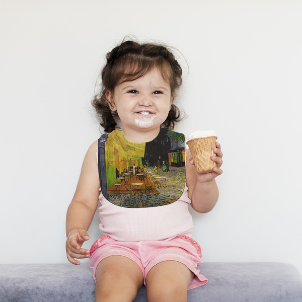 Cafe Terrace at Night (Van Gogh 1888) Bib - Velour - Lifestyle - Girl