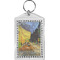 Cafe Terrace at Night (Van Gogh 1888) Bling Keychain
