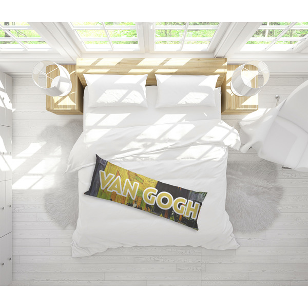 Cafe Terrace at Night (Van Gogh 1888) Body Pillow - LIFESTYLE