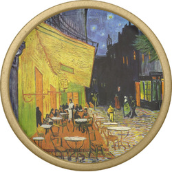 Cafe Terrace at Night (Van Gogh 1888) Cabinet Knob - Gold