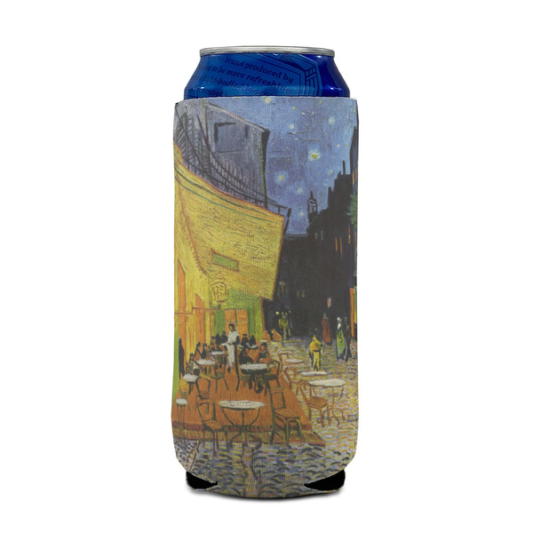 Cafe Terrace at Night (Van Gogh 1888) Can Cooler - 16oz - Front on Can