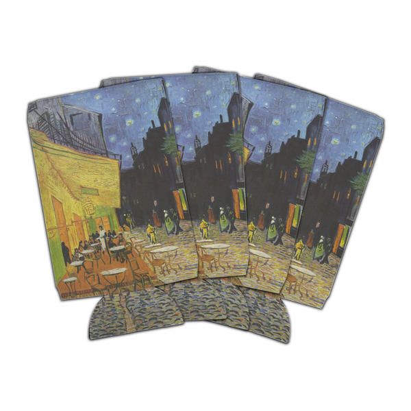 Custom Cafe Terrace at Night (Van Gogh 1888) Can Cooler (16 oz) - Set of 4