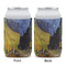 Cafe Terrace at Night (Van Gogh 1888) Can Cooler - Standard 12oz - Front & Back