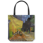 Cafe Terrace at Night (Van Gogh 1888) Canvas Tote Bag - Small - 13"x13"