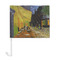 Cafe Terrace at Night (Van Gogh 1888) Car Flag - Large - FRONT