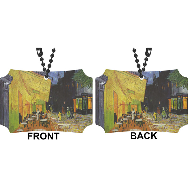Cafe Terrace at Night (Van Gogh 1888) Car Ornament - Berlin (Approval)