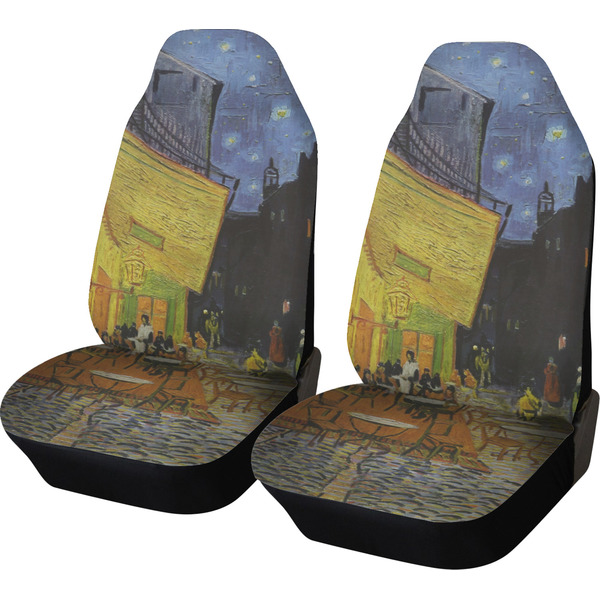 Custom Cafe Terrace at Night (Van Gogh 1888) Car Seat Covers (Set of Two)