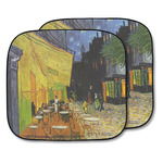 Cafe Terrace at Night (Van Gogh 1888) Car Sun Shade - Two Piece