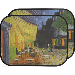 Cafe Terrace at Night (Van Gogh 1888) Car Floor Mats (Back Seat)