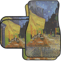 Cafe Terrace at Night (Van Gogh 1888) Car Floor Mats Set - 2 Front & 2 Back