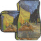 Cafe Terrace at Night (Van Gogh 1888) Car Floor Mats Set - 2 Front & 2 Back