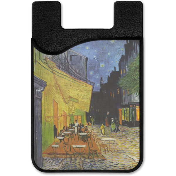 Cafe Terrace at Night (Van Gogh 1888) Cell Phone Credit Card Holder