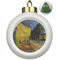 Cafe Terrace at Night (Van Gogh 1888) Ceramic Ball Ornament - Christmas Tree