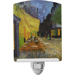Cafe Terrace at Night (Van Gogh 1888) Ceramic Night Light