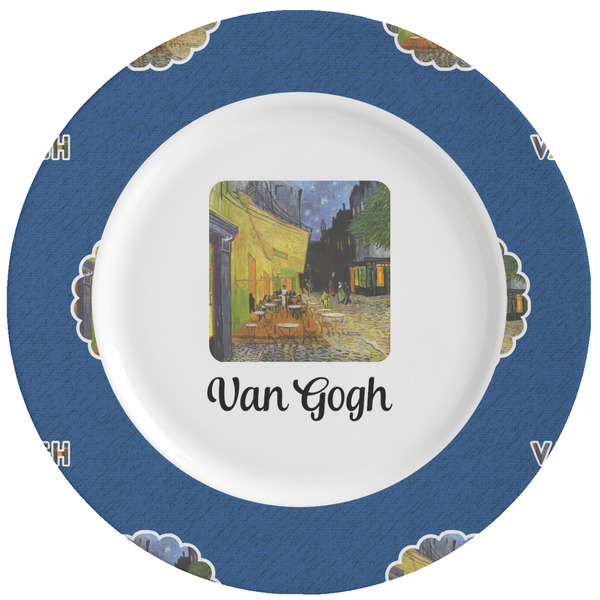 Custom Cafe Terrace at Night (Van Gogh 1888) Ceramic Dinner Plates (Set of 4)