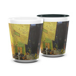 Cafe Terrace at Night (Van Gogh 1888) Ceramic Shot Glass - 1.5 oz