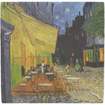 Cafe Terrace at Night (Van Gogh 1888) Ceramic Tile Hot Pad