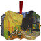 Cafe Terrace at Night (Van Gogh 1888) Metal Frame Ornament - Double Sided