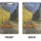 Cafe Terrace at Night (Van Gogh 1888) Clipboard (Legal) (Front + Back)