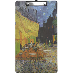 Cafe Terrace at Night (Van Gogh 1888) Clipboard (Legal Size)
