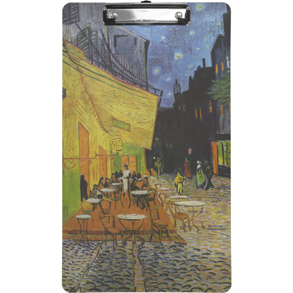 Custom Cafe Terrace at Night (Van Gogh 1888) Clipboard (Legal Size)